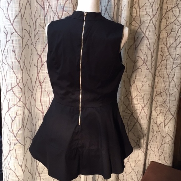 White House Black Market peplum waist sleeveless - Picture 4 of 8